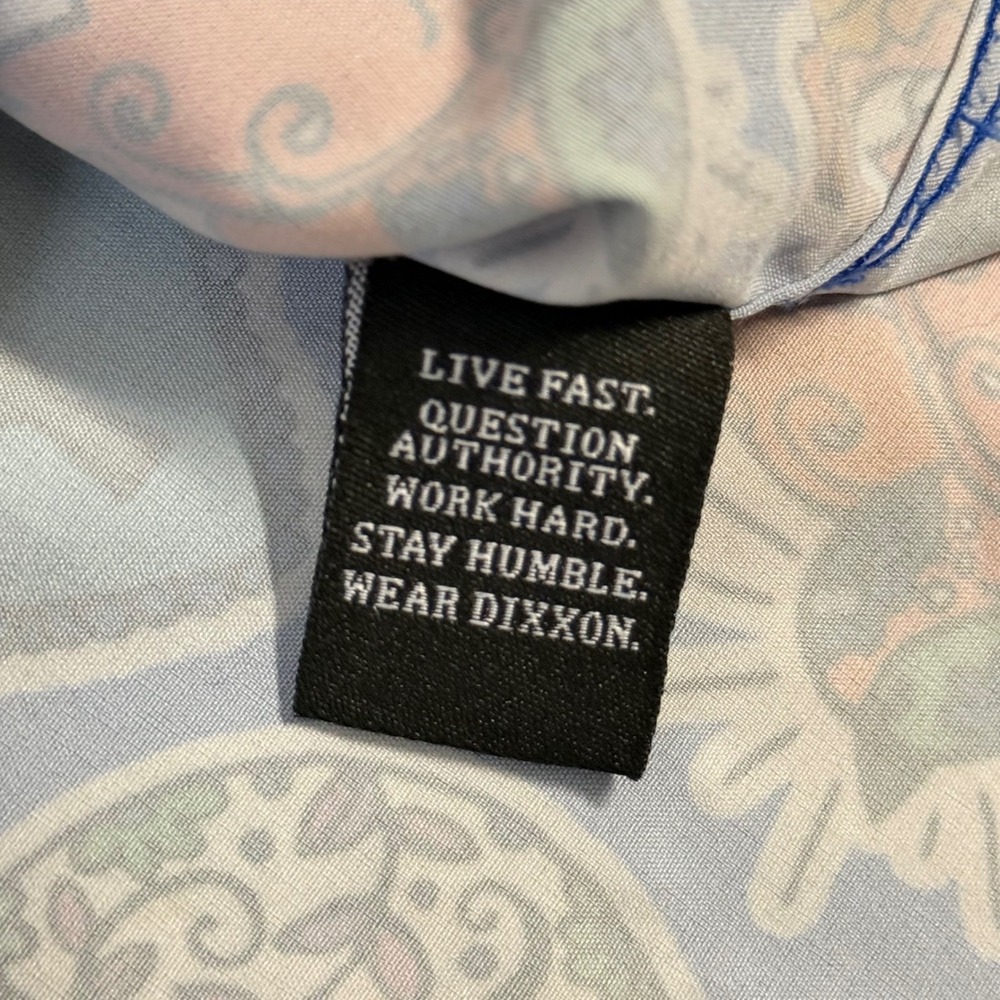 Dixxon Flannel Co Los Muertos Blue Sugar Skull D-Lite Shirt Mens 4X Short Sleeve - Picture 9 of 12